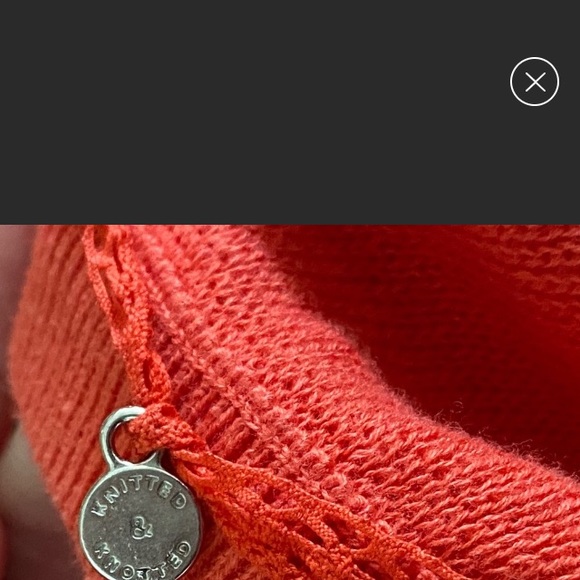 Anthro Knitted&Knotted Leandre Open Shoulder Top - Picture 3 of 4